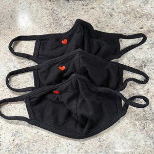 3 Heart Face Masks